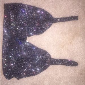 Fashion nova crop top ( glitter )